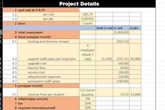 build a financial forecast, budget, and pricing strategy model