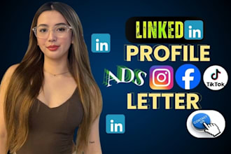 create and optimize linkedin profile, revamp and rewrite cover letter
