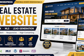 build idx wordpress real estate website for agents and brokers