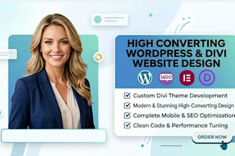 build wordpress website development, website developer, divi wordpress website