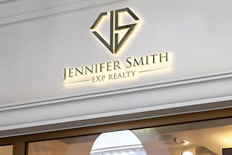 make luxury real estate or realty, home, mortgage logo and any graphic design