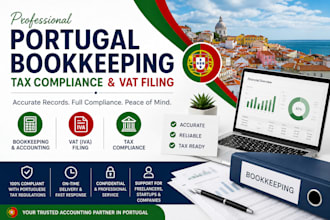 do portugal bookkeeping, tax compliance, and vat filing