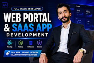 develop a custom web portal and saas app