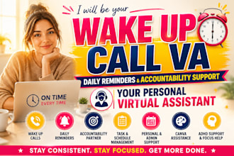 be your wake up call VA and personal virtual assistant