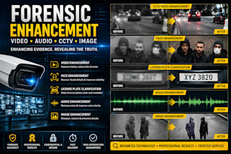 do forensic video, audio, cctv, and image enhancement editing services