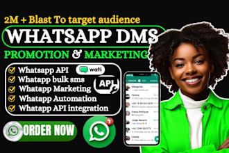 set up whatsapp bulk messaging, mass dm campaign, whatsapp marketing, automation