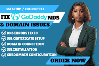 fix godaddy dns issues install ssl fix dns connect domain in godaddy to any site