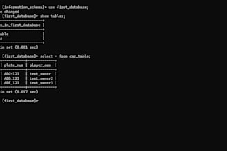 teach relational databases and sql with real project