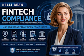 provide msb, fincen registration, aml kyc compliance for fintech and crypto