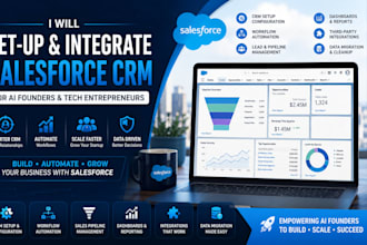 set up and integrate salesforce CRM for ai founders and tech entrepreneurs