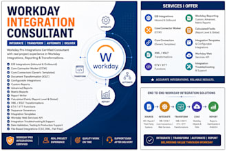 develop workday eib integrations and custom reports