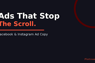 write scroll stopping facebook and instagram ad copy that converts