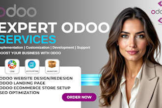 be your odoo developer ecommerce odoo business website odoo customization erp