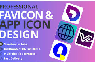 design a premium favicon for your brand and website