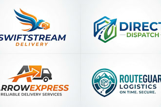 design a professional delivery service logo for your business