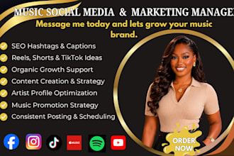 be your german, aus, uk music social media marketing manager and content creator
