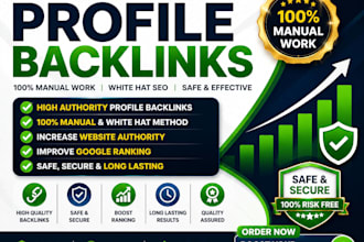 create high quality profile backlinks for off page SEO