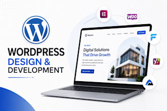 create wordpress site, develop custom wordpress, business website development