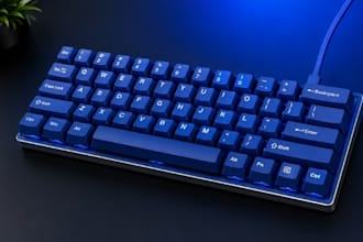 create realist mechanical keyboard product renders