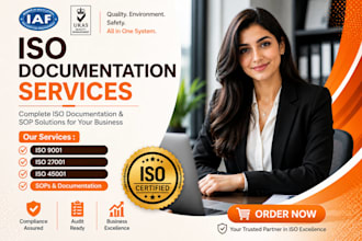 iso documentation, iso 9001, iso 27001, iso 45001, and sops