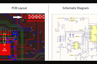 design pcb, circuit schematic, pcb layout plan and gerber files