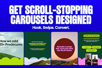 design engaging instagram and linkedin carousel posts