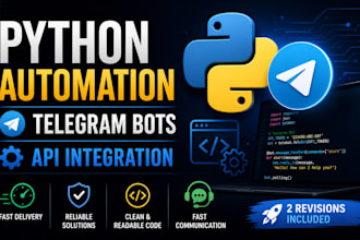 create a custom telegram bot in python