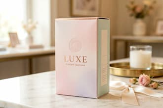 design creative box, pouch and label packaging design