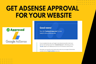 provide google adsense approval and website monetization services
