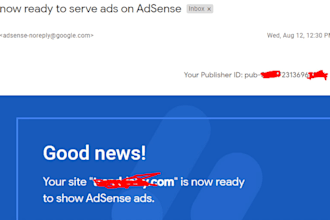 get your domain approve for google adsense