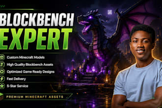 make high quality models in blockbench