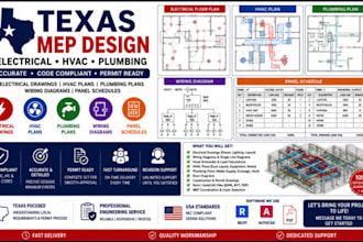 design texas electrical drawing hvac plumbing plan wiring diagram panel schedule