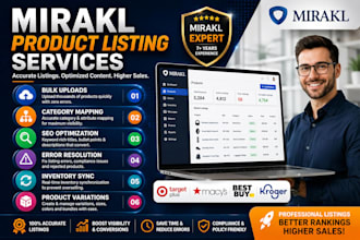manage mirakl, target plus, macys, kroger, best buy and more