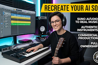 remake recreate ai song suno ai into professional music production