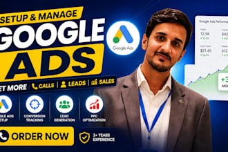 setup and manage your google ads adwords campaigns or audit sem