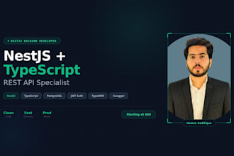 build a scalable nestjs rest API with typescript, jwt authentication and postgre