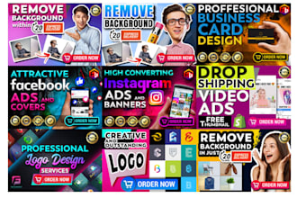 design fiverr gig thumbnail and cover