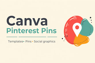 design eye catching canva templates and pinterest pins