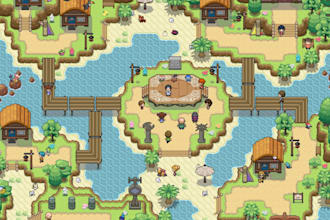 create custom rpg maps, pokemon maps, tilemaps and tilesets for pixel art games