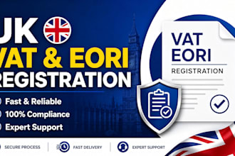 do UK vat registration eori registration hmrc vat return amazon fba vat
