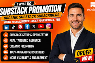 do substack promotion substack newsletter organic substack subscribers