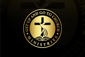 create a unique church seal, apostle seal, bishop seal, and ministry logo