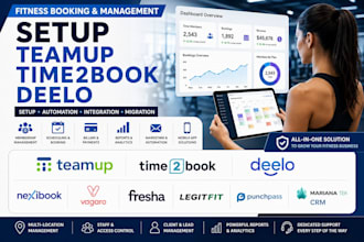 teamup time2book deelo nexibook vagaro fresha legitfit punchpass mariana tek CRM