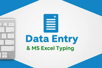 do excel data entry, copy paste and website data entry tasks