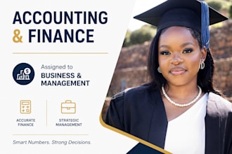 do accounting and finance assigned, business and management