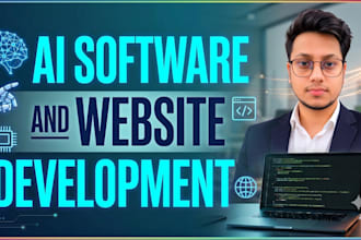 develop ai website, ai chatbot, saas app and full stack web application