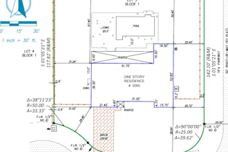 do accurate boundary survey drafting in autocad