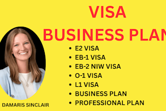write an immigration business plan for o1, l1, eb5, h1b, e2, eb2 niw, visas