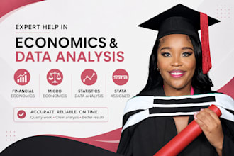 do financial economics, microeconomics, statistics data analysis stata assigned