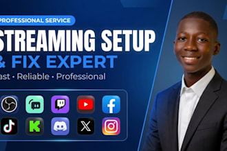 setup and fix obs studio streamlabs and vmix for twitch youtube and kick